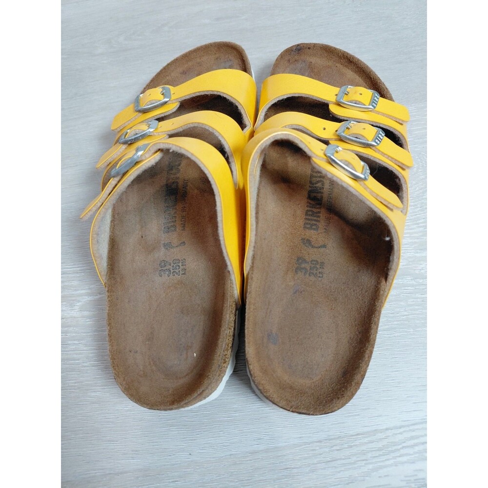 Birkenstock Florida Women's Size 39EU 8US Narrow Yellow - Picture 9 of 12